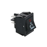 Black Bipolar Switch 16A 250V 346110