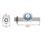 Azkoyen AZ04  Heating element 3 Group Machine