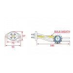 VISACREM 2 Group PALANCA - V6  Heating Element 3500W 230V  