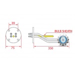 Bezzera 2 Group  B2006 - B2006 AL - B3000 - B4000 - EBBIS  Heating Element 3300/3800W 220/240V  