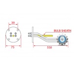 Bezzera 3-4 Group B2006 - B2006 AL - B2013 - B3000 - B4000 Heating Element 4600/5400W 220/240V  